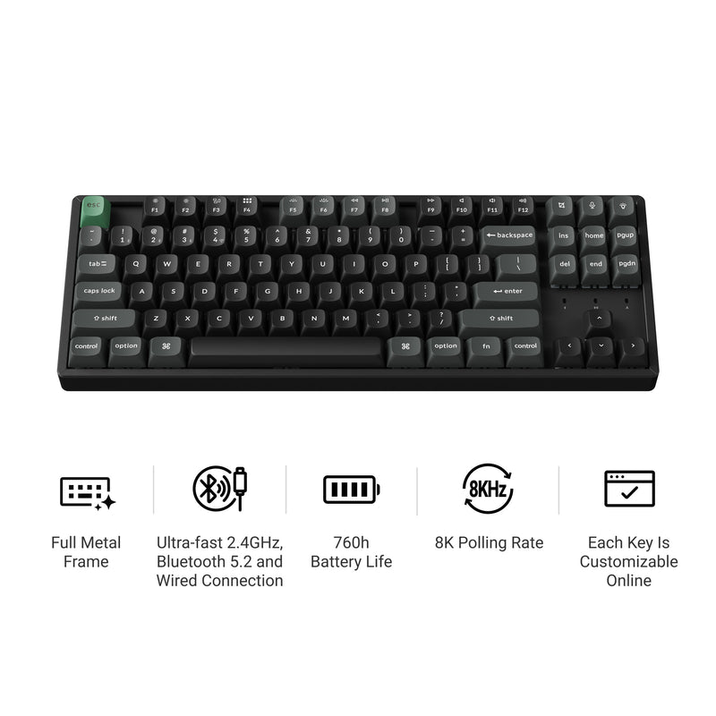 Keychron K2 ແປ້ນພິມໄຮ້ສາຍ Mechanical 3